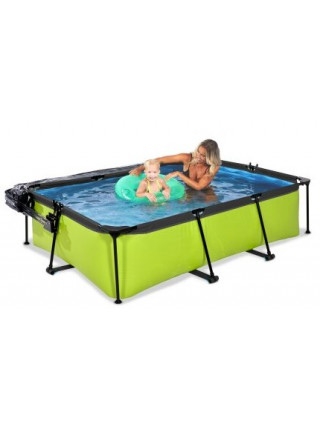 Басейн EXIT з куполом 220х150х65 см "лайм"